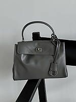 Сумка Balenciaga Rodeo Medium size сірий+срібло - Premium Є