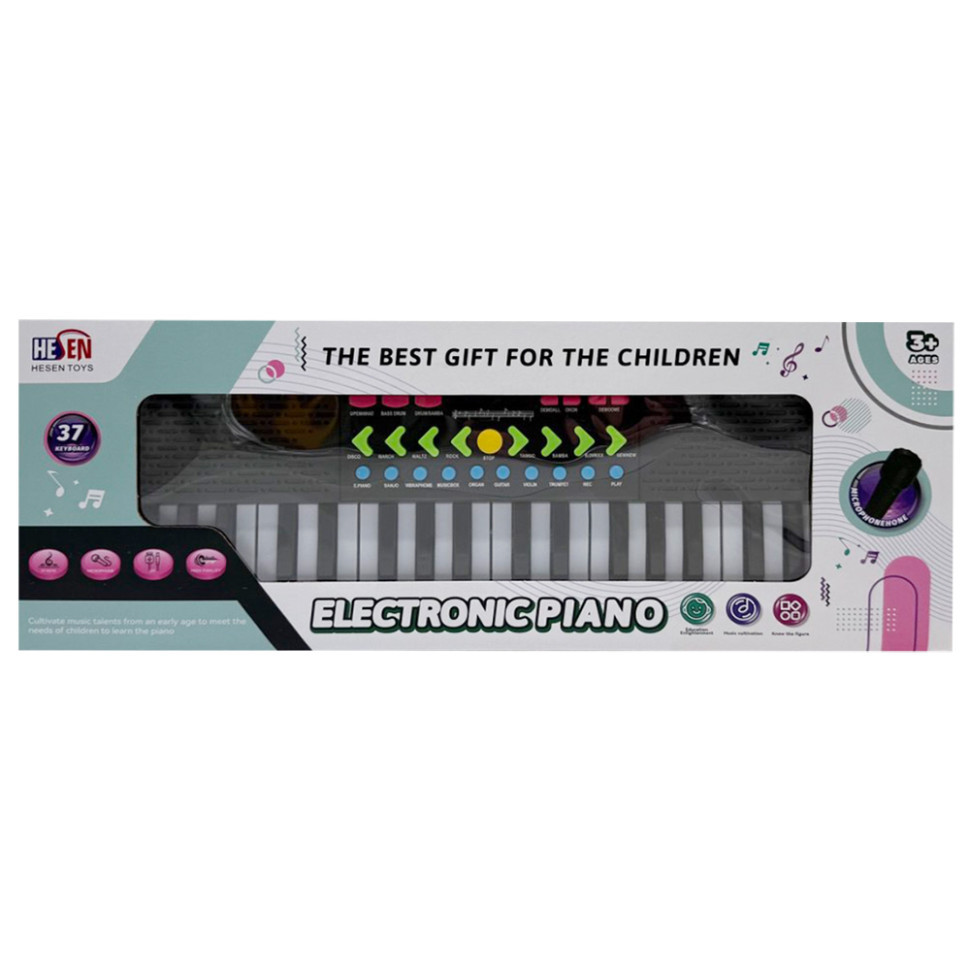 Дитяче піаніно синтезатор AB-3768A 37 клавіш, фото 1