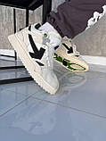 Білі шкіряні чоловічі кросівки Off-White Sponge Демісезонні повсякденні офф-вайт, фото 8