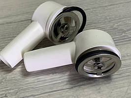 Перелив для кухонної мийки (хром/пластик). Декоративна накладка на перелив