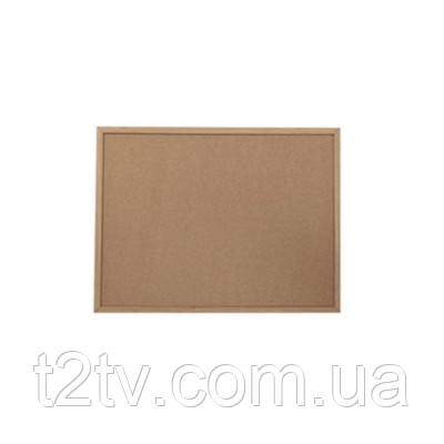 Офісна дошка H-Tone коркова 40х60 см, дерев'яна рамка (BOARD-HT-JJ411312-2), фото 1