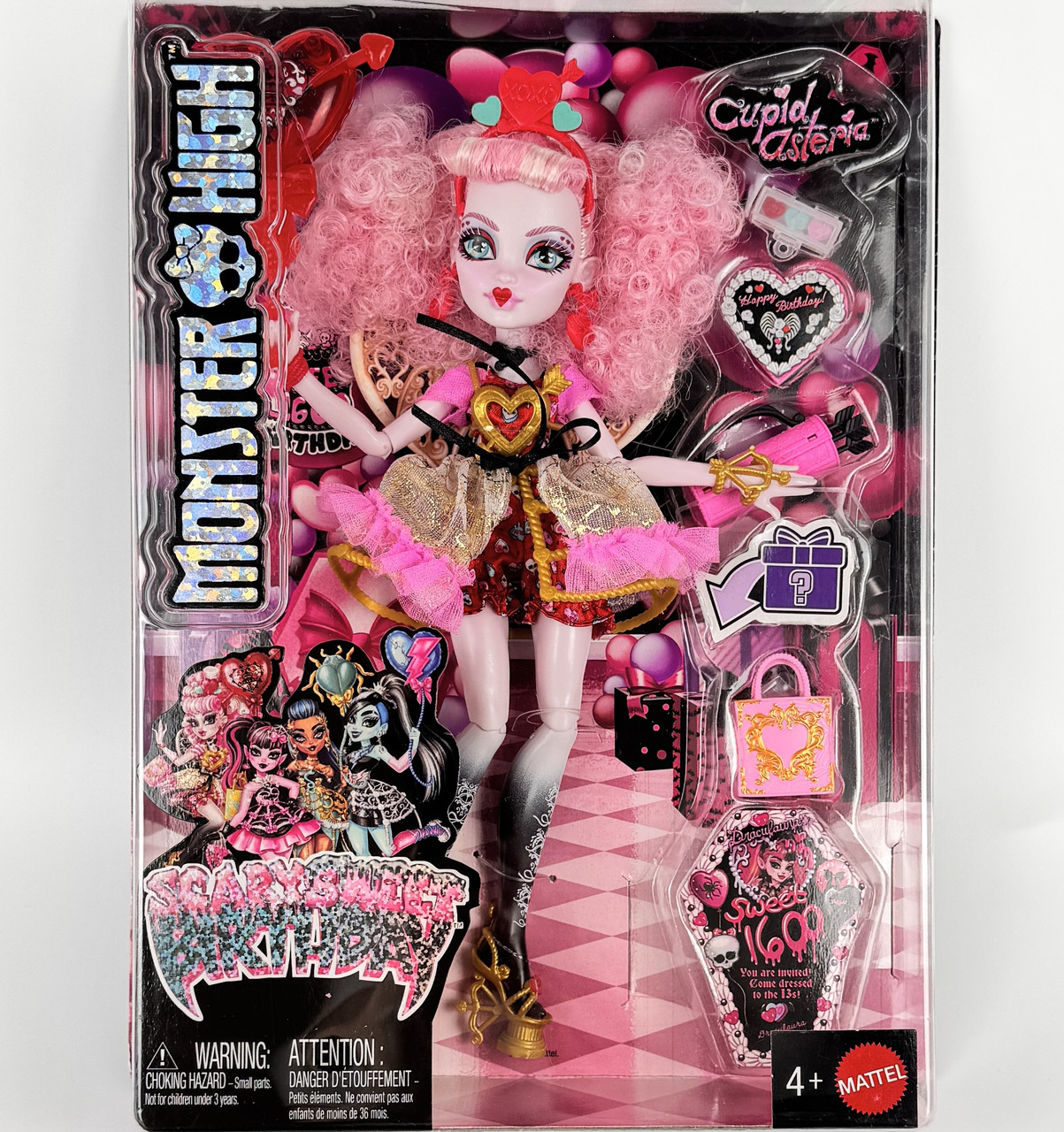 Лялька Monster High Купідон Астерія Серія Страх який солодкий день народження JBG77 , Міккі Маус