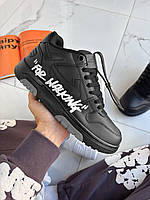 Білі шкіряні жіночі кросівки Off-White Out Of Office - Демісезонні повсякденні офф-вайт