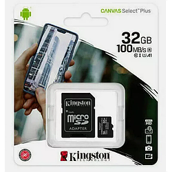 Картка пам'яті memory card 32 ГБ Kingston Canvas Select Plus