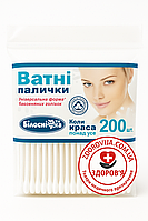 Ватные палочки Білосніжка 200 шт.