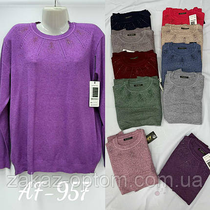 Светр жіночий оптом (52-58) Китай AF957-140692, фото 1