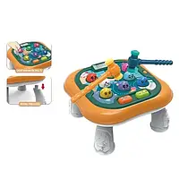 Інтерактивна іграшка стукалка з молоточком 8656, стукалка зі звуками та музичним молоточком