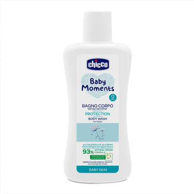 Дитячий гель для душу Chicco Baby Moments Без Сліз 200 мл (10579.00), фото 1