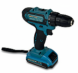 Професійний шуруповерт-дріль Alfarid акумуляторний 24V 5A/h Li-Ion в кейсі, фото 4