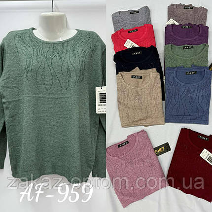 Светр жіночий оптом (52-58) Китай AF959-140700, фото 1