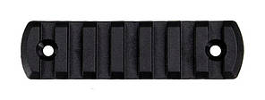 Планка DLG Tactical для M-LOK, профіль Picatinny/Weaver (7 слотів) чорна (DLG-110)