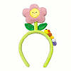 Обруч обідок для дівчинки квітка тюльпан із гусеницею, фото 10