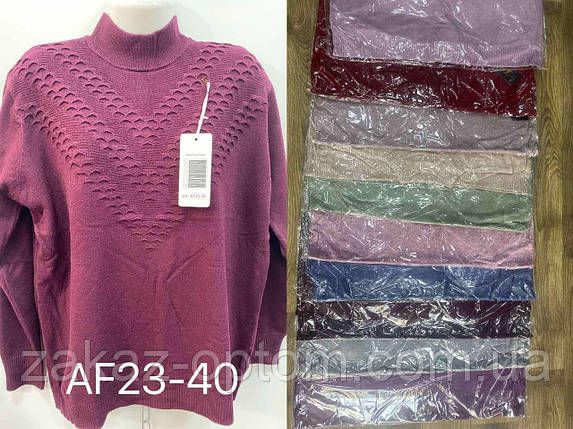 Светр жіночий оптом (52-58) Китай AF23-40-140728, фото 1