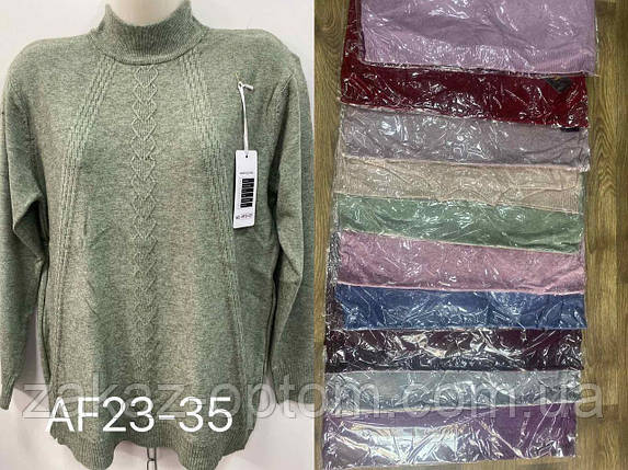 Светр жіночий оптом (52-58) Китай AF23-35-140729, фото 1