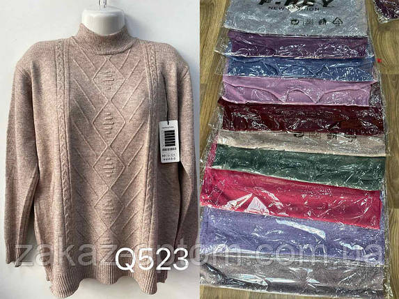 Светр жіночий оптом (52-58) Китай Q523-140733, фото 1