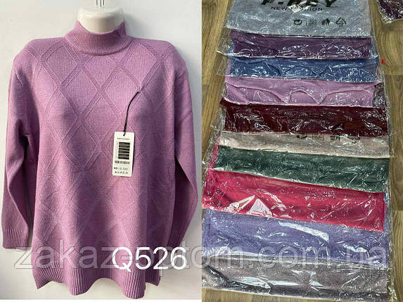 Светр жіночий оптом (52-58) Китай Q526-140734, фото 1