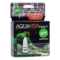 AQUAYER тест pH (Кислотность) - аквариумный тест для воды