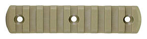 Планка DLG Tactical для M-LOK, профіль Picatinny/Weaver (9 слотів) койот (DLG-112)