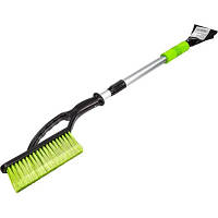 Оригінал! Щітка зі скребком Poputchik "Карпати" телескопічна 110 см. (14-110) - Вища Якість!