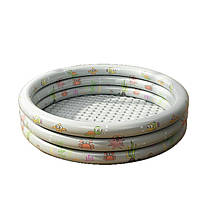 Дитячий надувний басейн Forest Castle Сірий 130 см