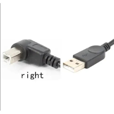 Кабель для принтера USB 2.0 AM/BM 1.0m 90 right Value (S0672), фото 1