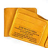 Шкіряний гаманець з нанесенням Твоя Мама, гаманець з написом Для Мого Сина, натуральна шкіра ручної роботи, жовтий, 11*9 см, фото 2