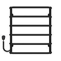 Сушарка для рушників електрична Стандарт П6 400х600 Deffi Чорна EF16 (D.SS.60.40.6.E.B.L.5)