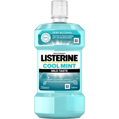 Ополіскувач для порожнини рота Listerine Свіжа м'ята М'який смак 250 мл (3574661044965/3574661021768), фото 1