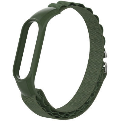 Ремінець до фітнес браслета Armorstandart AlpinaStyle Band для Xiaomi Mi Band 7/6/5/4 Green (ARM64988), фото 1