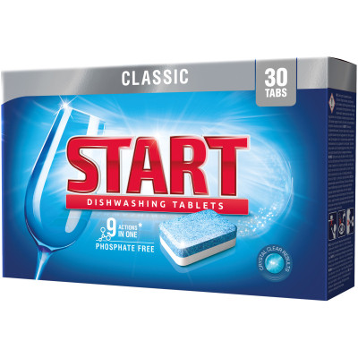 Таблетки для посудомийних машин Start Classic 30 шт. (4820207100039), фото 1