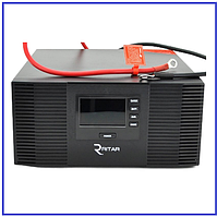 ДБЖ з правильною синусоїдою Ritar RTSWrl-600VA (420Вт) LCD 10/20A 12В AGM,GEL