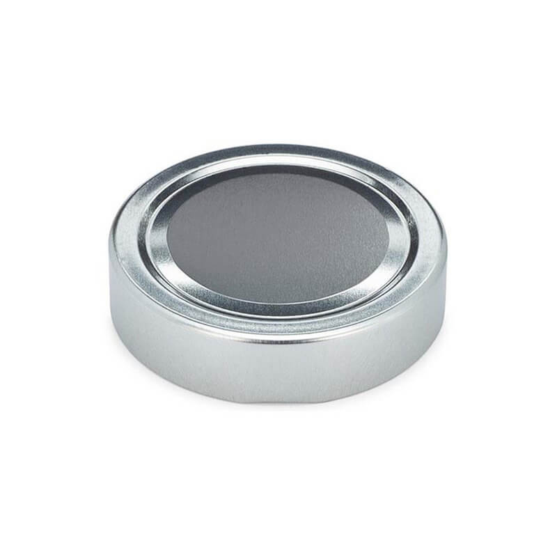 Кришка для консервації Твіст 63 мм срібна висока 10 шт