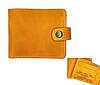 Шкіряний гаманець з написом Твої Батьки, гаманець з гравіюванням Для Нашого Сина, натуральна шкіра ручної роботи, жовтий, 11*9 см, фото 6