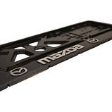 Оригінал! Рамка номерного знака CARLIFE пластик з об'ємними літерами MAZDA (2шт) (24-010) - Вища Якість!, фото 2