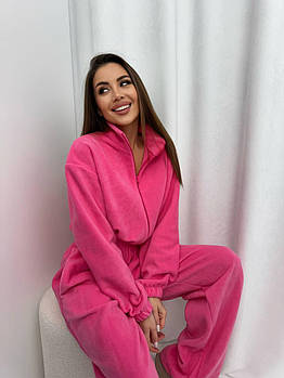 Комбінезон жіночий трендовий з флісу у кольорах (Норма)