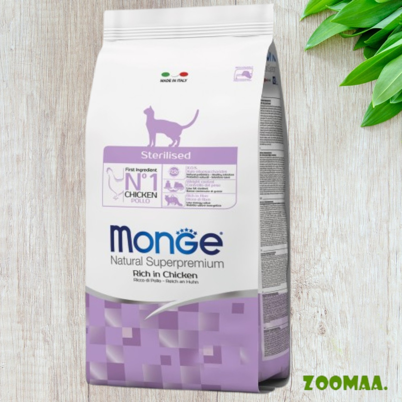 Monge Sterilised Rich in Chicken корм для стерилізованих кішок, 1.5 кг