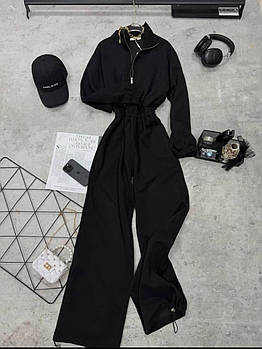 Комбінезон жіночий теплий з тринитки на флісі (Норма)