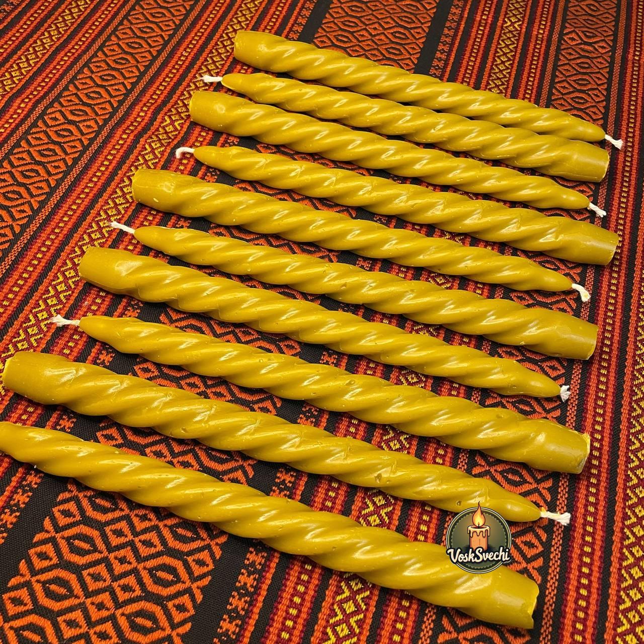 Класичні кручені середній набір 10 шт, фото 1