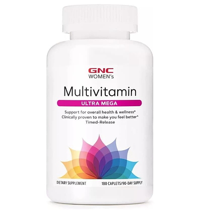 Вітаміни для жінок GNC Women's Multivitamin Ultra Mega 180 капс., фото 1