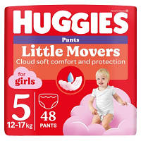 Популярний! Підгузки Huggies Pants 5 Mega (12-17 кг) для дівчаток 48 шт (5029053547626) - Краща якість тільки на Nukleon.com.ua