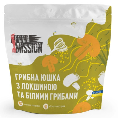 Їжа швидкого приготування Food Mission Юшка грибна з білими грибами 35 г (fm.30429)