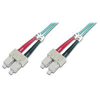 Популярний! Оптичний патчкорд Digitus SC/UPC-SC/UPC, 50/125, MM, OM3, duplex, 2м (DK-2522-02/3) - Краща якість тільки на
