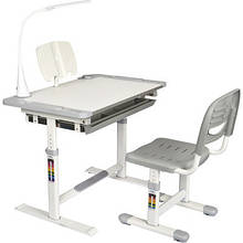 Парта зі стільцем FunDesk Littonia Grey (222529)