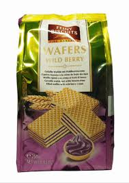 Вафлі Feiny Biscuits  з начинкою з лісових ягід 250 г, фото 1