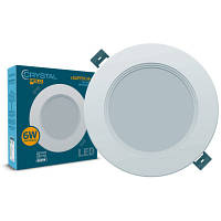 Популярний! Світильник CRYSTAL GOLD SAPFIR M- 6W 6500K (DNL-025) - Краща якість тільки на Nukleon.com.ua