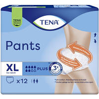 Популярний! Підгузки для дорослих Tena Pants Plus XL 12 (7322541773643) - Краща якість тільки на Nukleon.com.ua