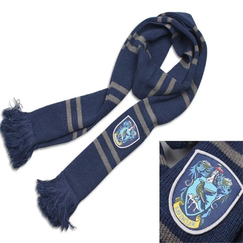 Шарф для дорослих із гербом Рейвенклов - з фільму про Гаррі Поттера, фото 1
