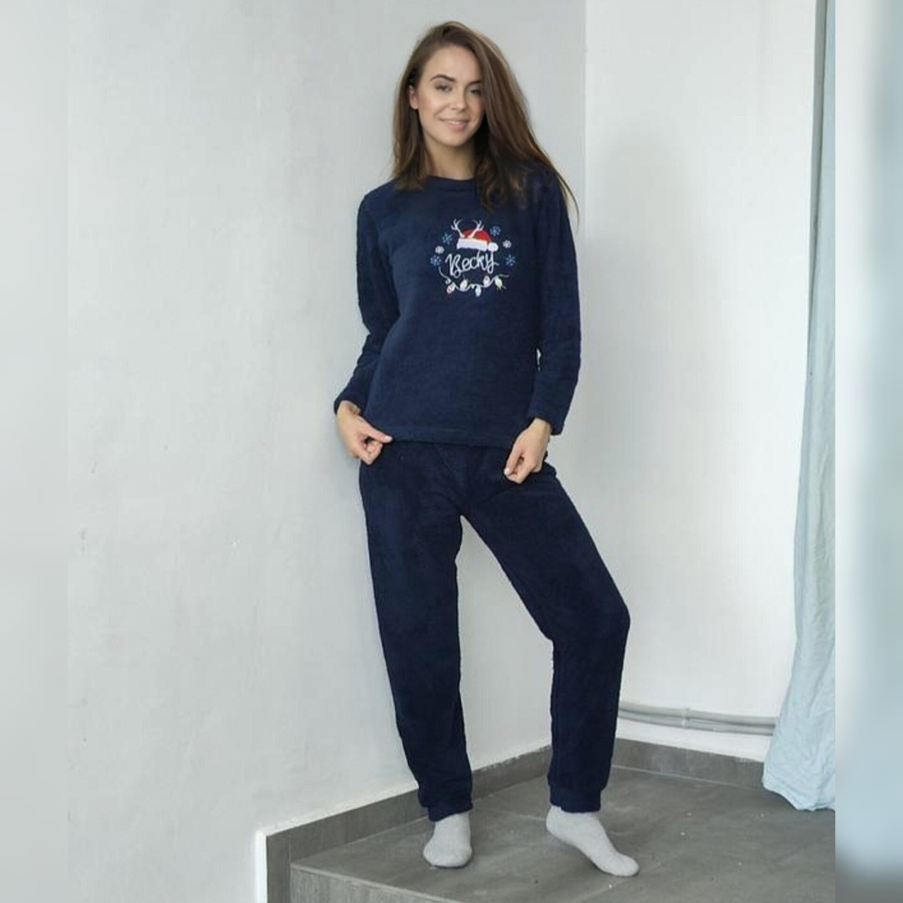 Жіноча махрова піжама-Туреччина, фото 1