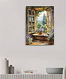 Картина «Відкрите вікно з видом на гори», фото 4