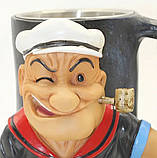 Кружка «Моряк Папай» – оригінальний кухоль у вигляді моряка, фото 4